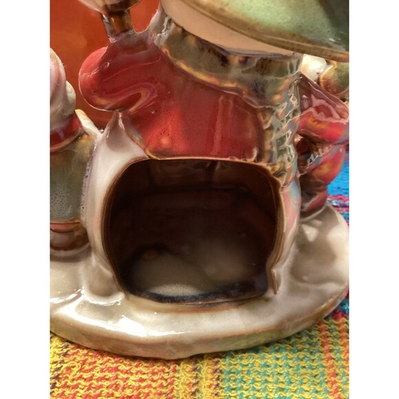 Yankee Candle Snowman &Kids Tea Light Candle Holder by Ronnie Walter Vintage - Picture 6 of 10